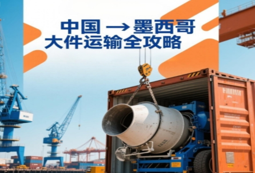 從中國到墨西哥：集裝箱運輸大件設備的全流程指南